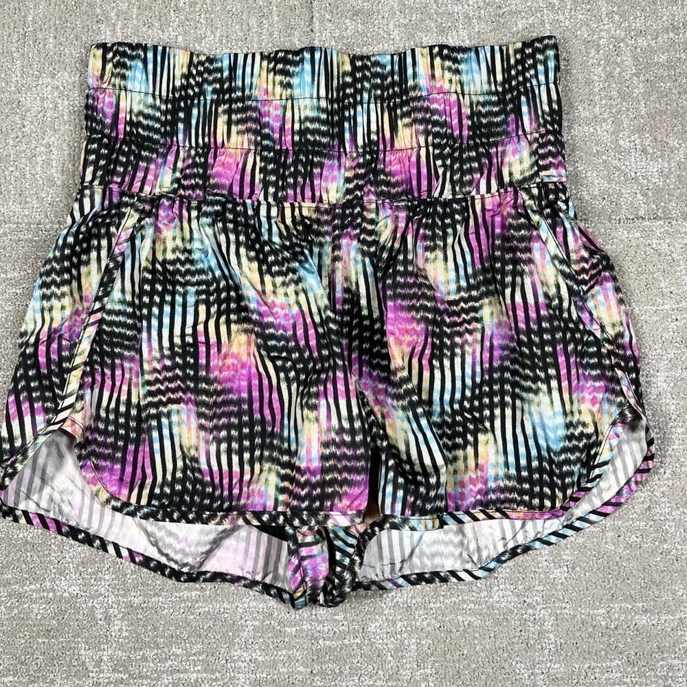 Free People Movement The Way Home Casual Colorful Pull On Short Size L
